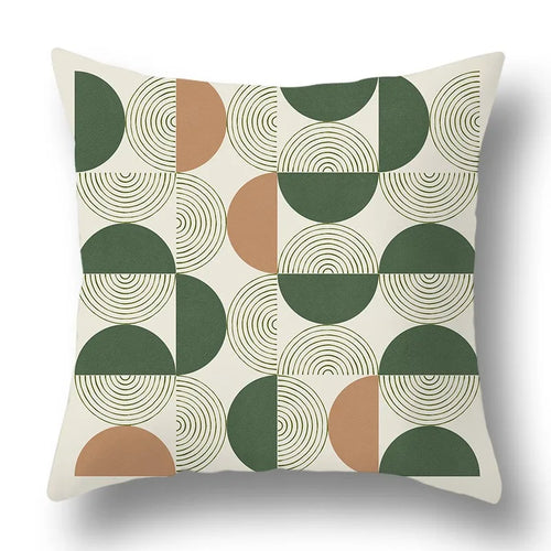 45x45cm Green Plant Sofa Cushion