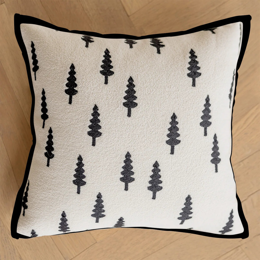 45x45cm Black Throws Pillow Cover Cushion