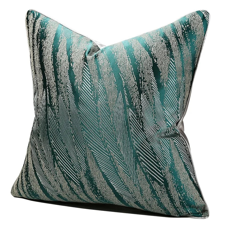 Luxury  Grey Green Cushion cover