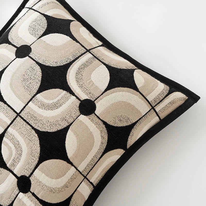 Black Khaki Pillows  Cushion Case Modern